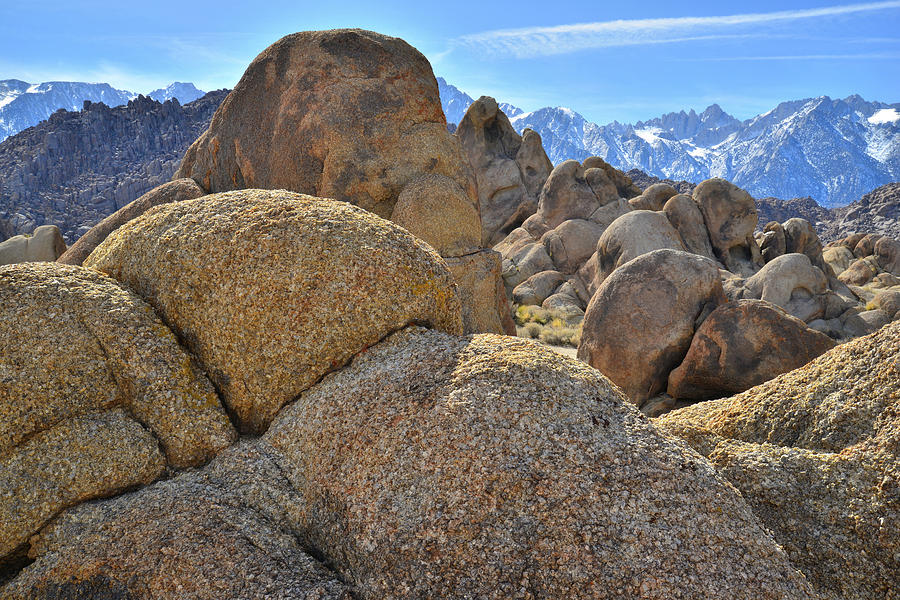 Californias Alabama Hills and Eastern Sierras Photograph by Ray Mathis