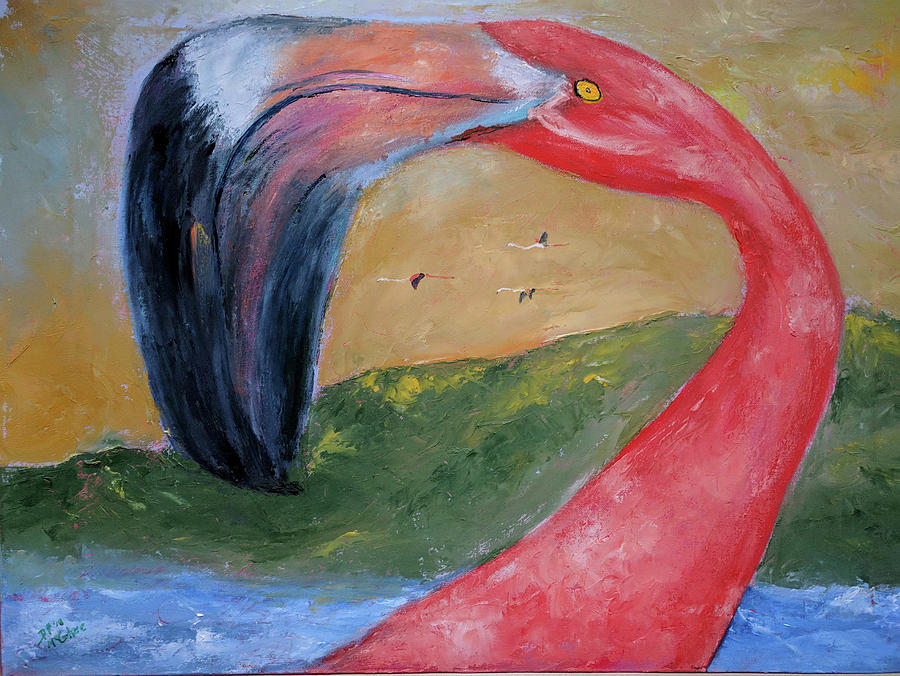 Bird Painting - Call me Tim by David McGhee Bird Painting - Call me Tim by David McGhee