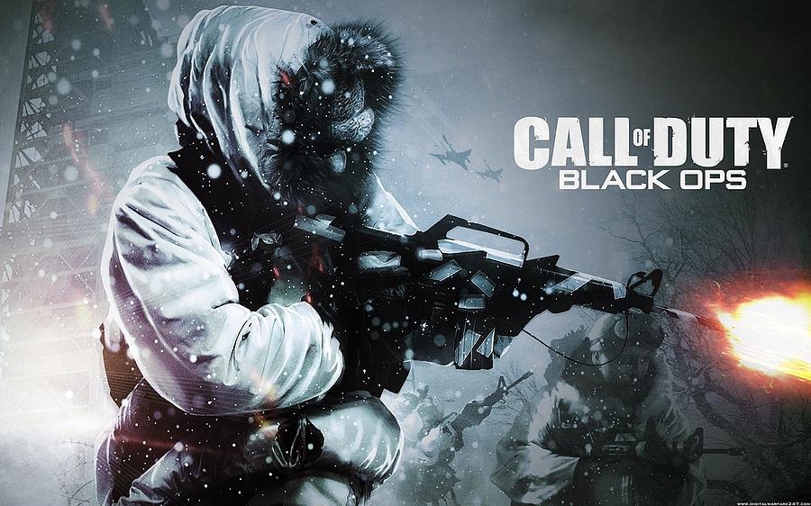 Cool Digital Art - Call Of Duty Black Ops by Maye Loeser
