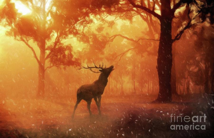 Nature Painting - Call of the Wild by Esoterica Art Agency