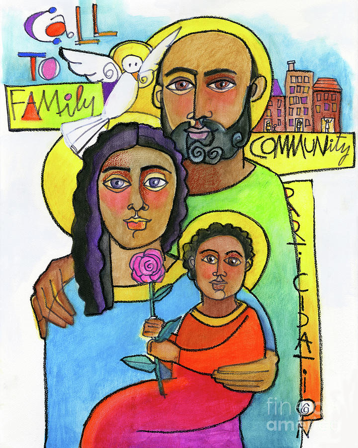 Call to Family and Community - MMCFC Painting by Br Mickey McGrath OSFS
