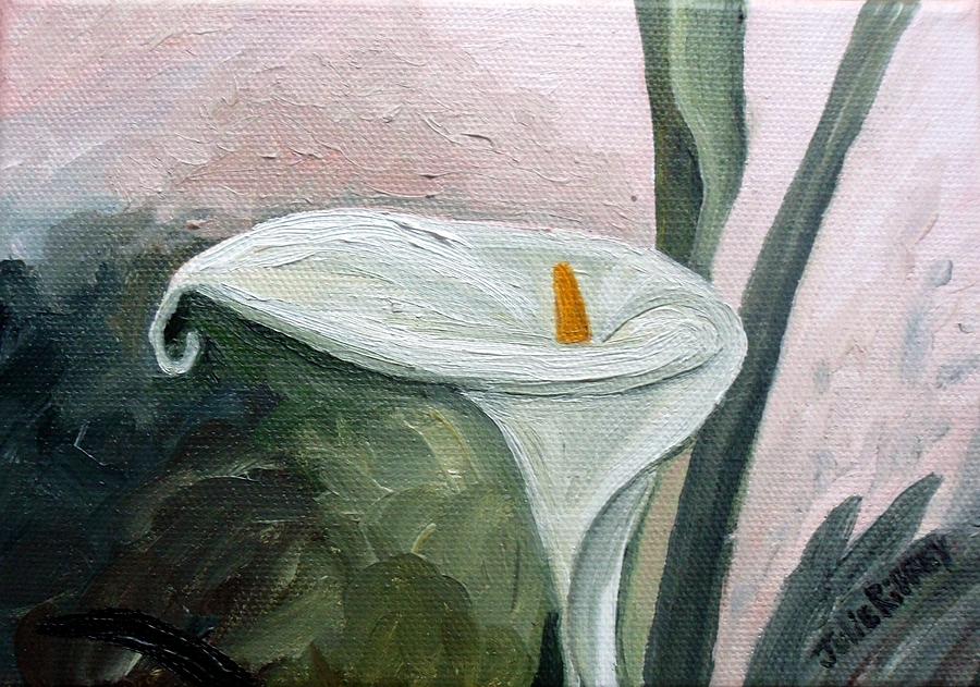 Calla Painting by Julie Brugh Riffey