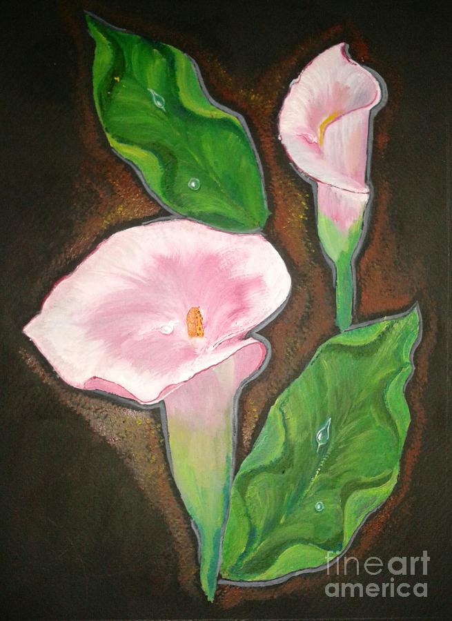 Calla Lilies Painting
