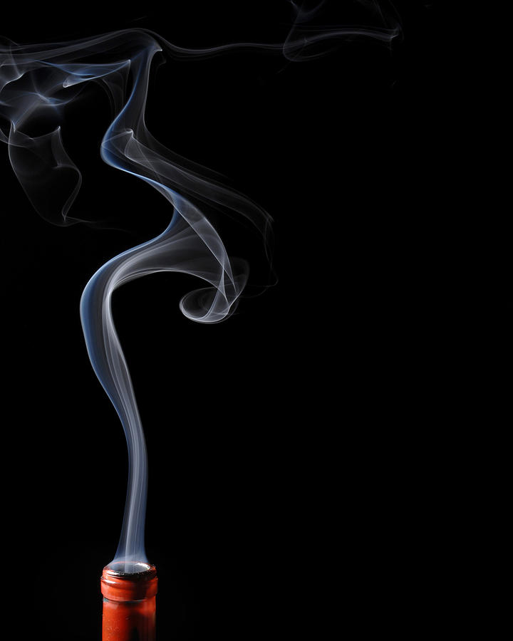 Abstract Photograph - Calla Lilly in Smoke by Bryan Steffy