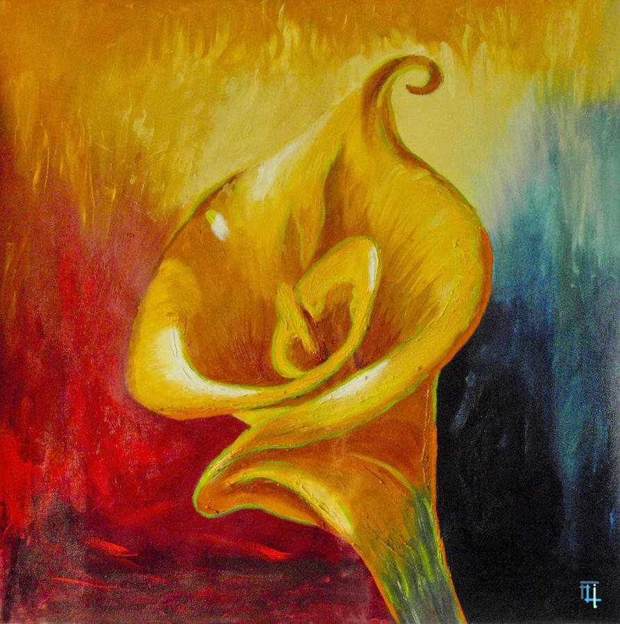 Calla Lilly Part B Painting
