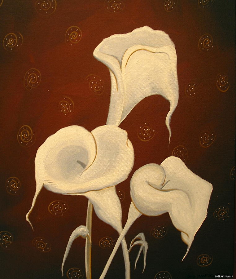 Calla Lily  Painting by Debbie Criswell