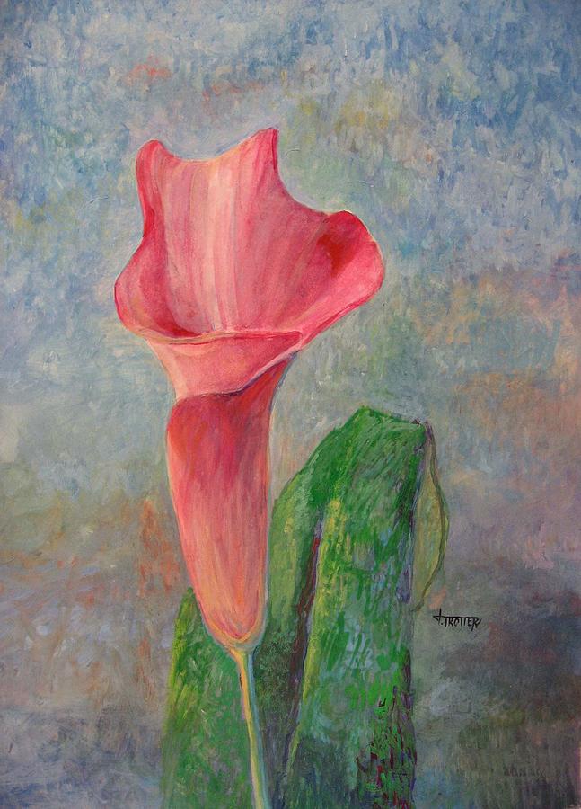 Flowers Still Life Painting - Calla Lily by Jimmie Trotter
