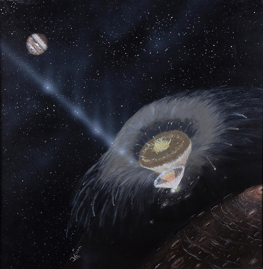Callisto Crater Chains Painting by James Scotti Pixels Callisto Crater Chains Painting by James Scotti Pixels