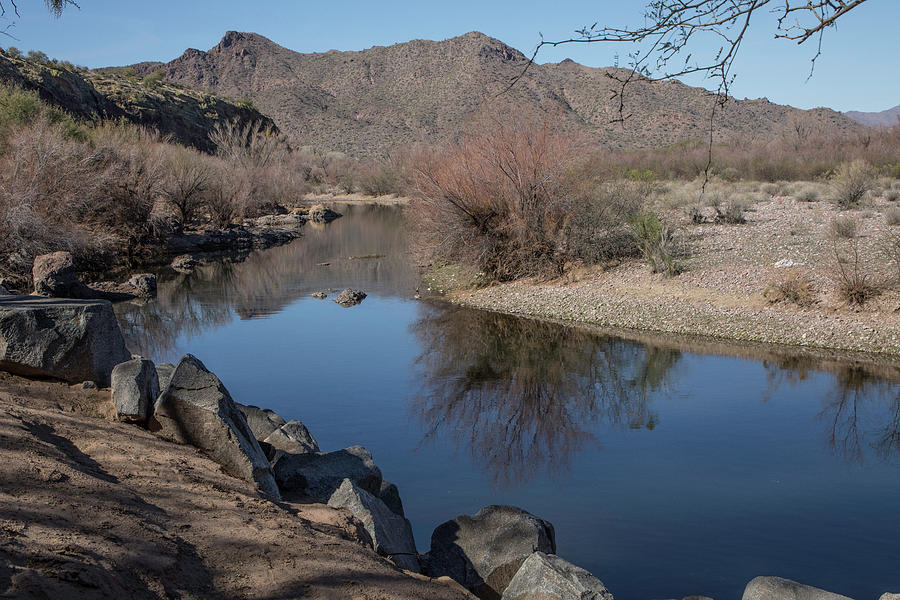 Phoenix Photograph - Calm Along the Salt River by Teresa Wilson