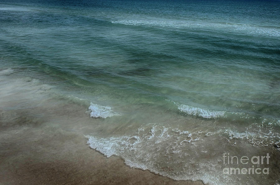 Calm Atlantic Surf Photograph by Judy Hall-Folde