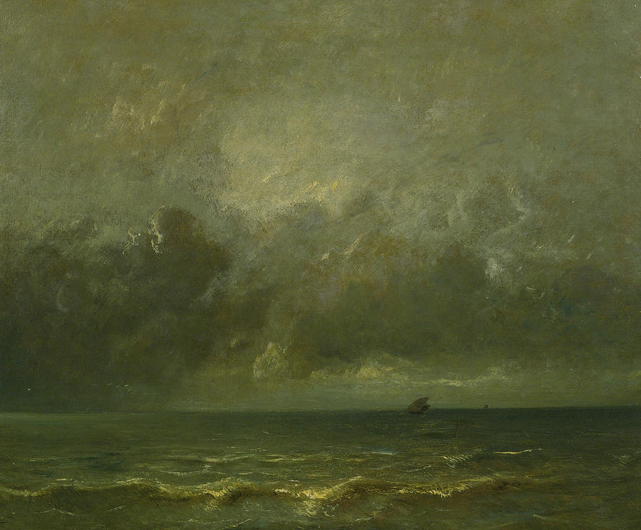 Calm Before the Storm Painting by Jules Dupre Calm Before the Storm Painting by Jules Dupre