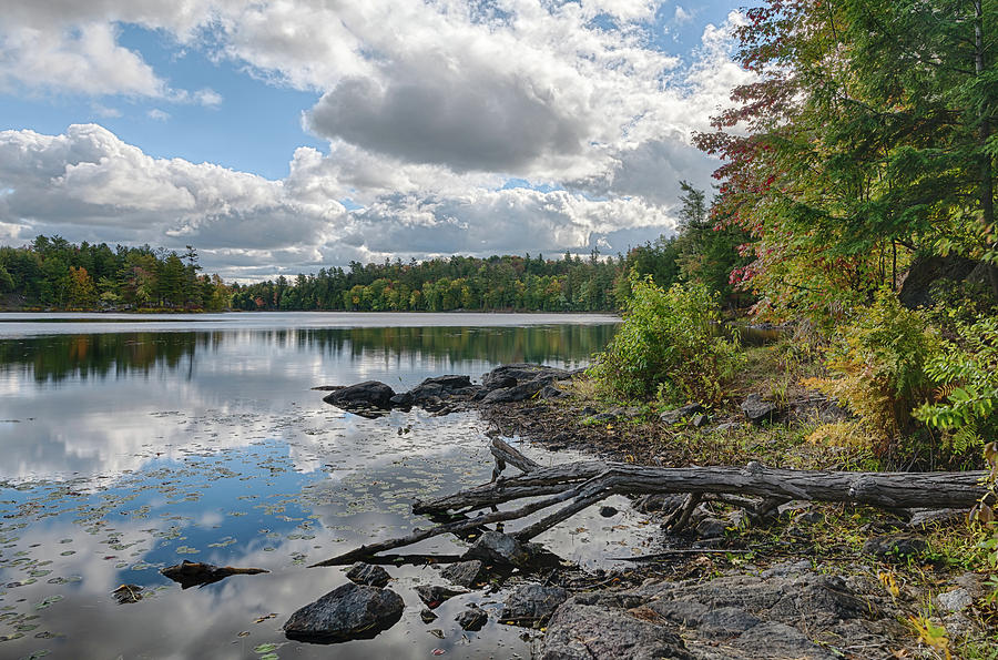 Calm day at the lake Photograph by Ian Sempowski