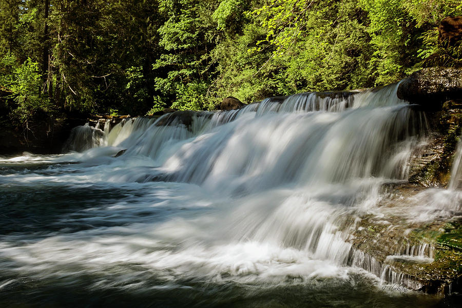Calm In Your Heart - Waterfall Art Photograph by Jordan Blackstone