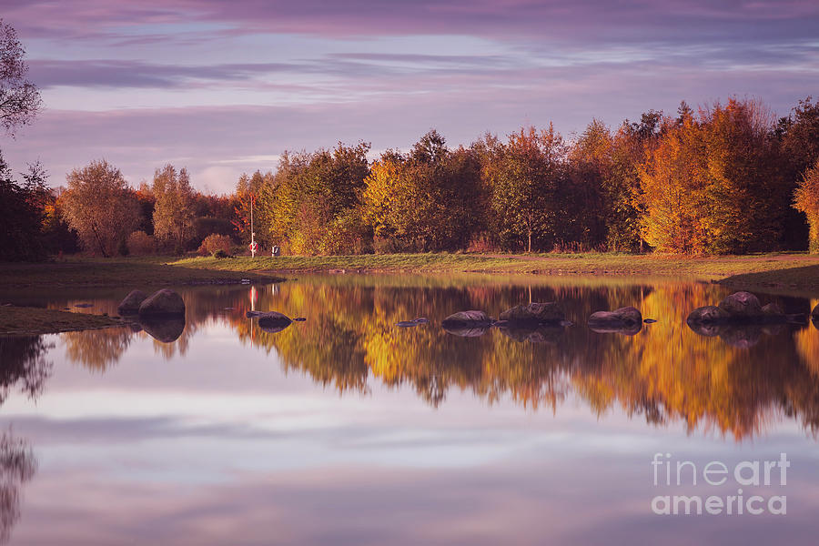 Calm lake landscape Photograph by Sophie McAulay
