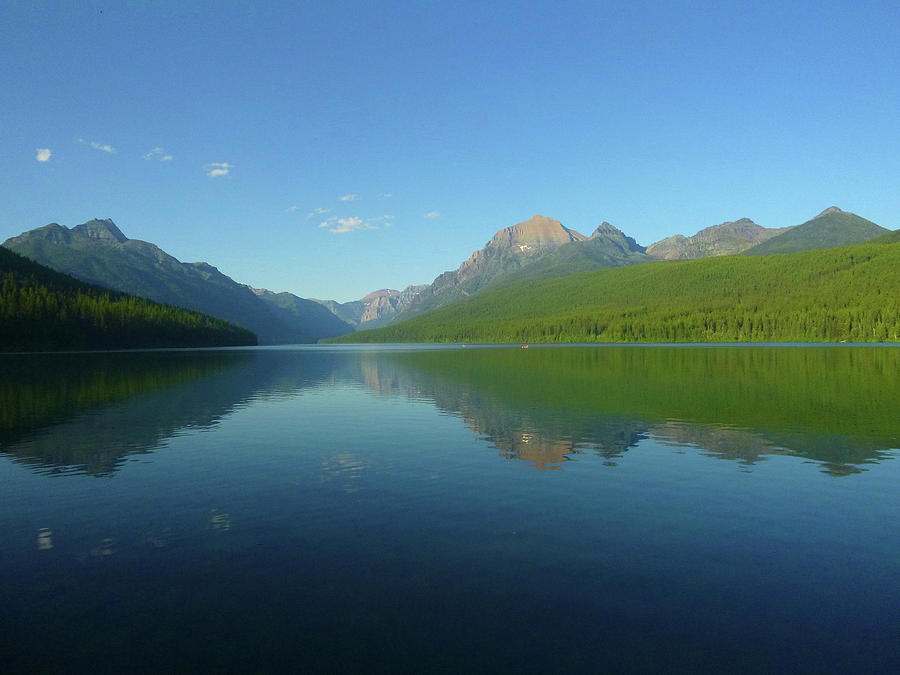 Calm of Bowman Lake Photograph by Dan Dixon - Fine Art America