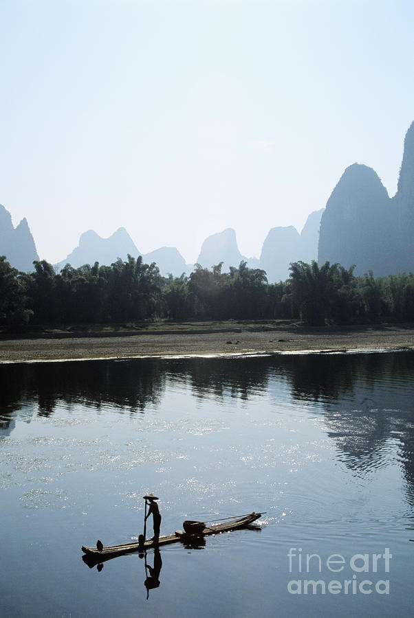 Calm on the Li River Photograph by Gloria & Richard Maschmeyer - Printscapes