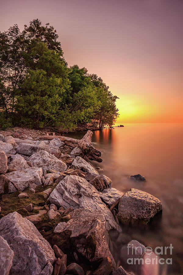 Lake Michigan Photograph - Calm Rising by Andrew Slater