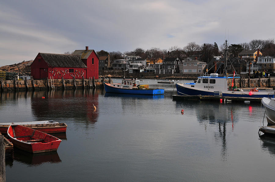 Calm Rockport Harbor Photograph by Mike Martin