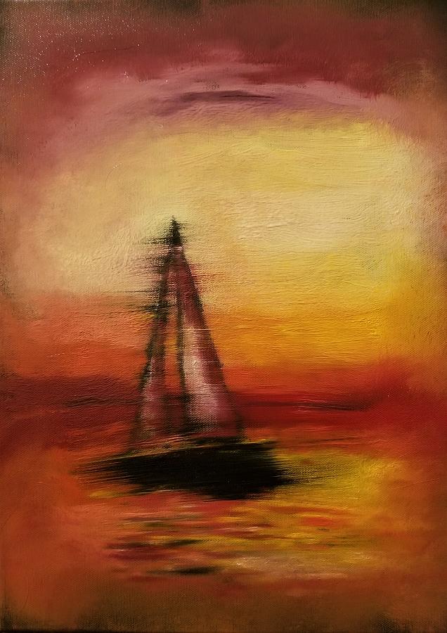 Calm Sailing Painting by Glen Heppner
