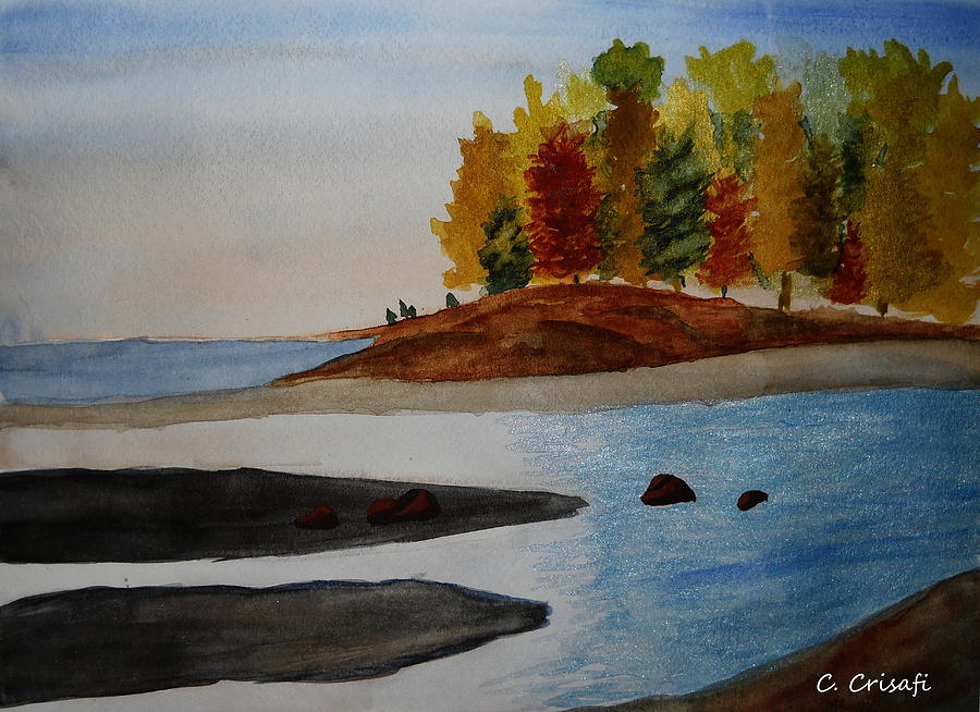 Tree Painting - Calm Tide by Carol Crisafi