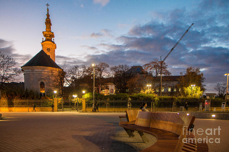 Calm twilight in Novi Sad Vojvodina Photograph by Jivko Nakev