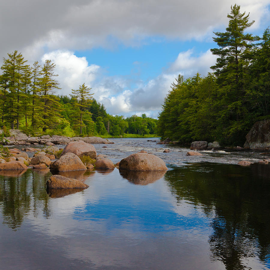 Calm Water On The Moose River Photograph