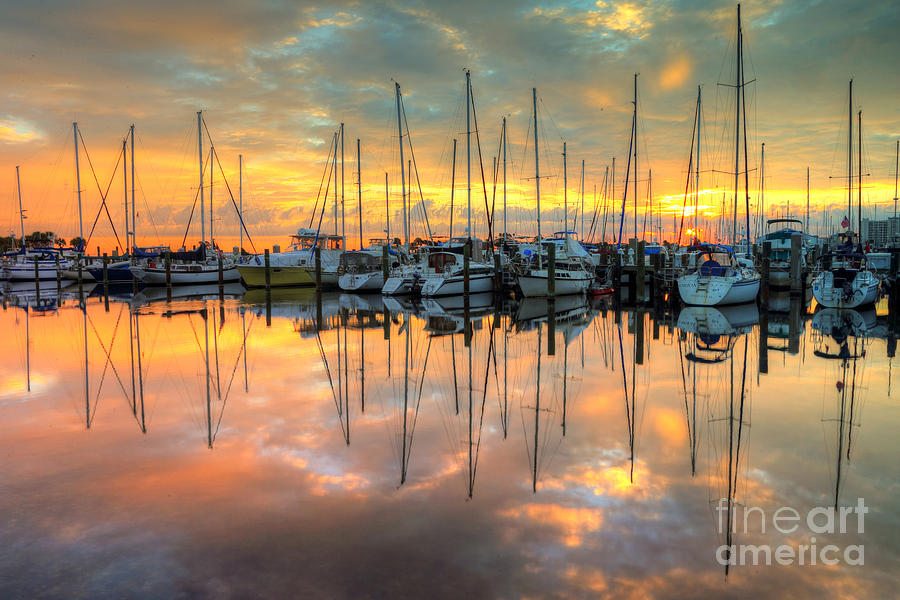 Boat Photograph - Calm water by Rick Mann