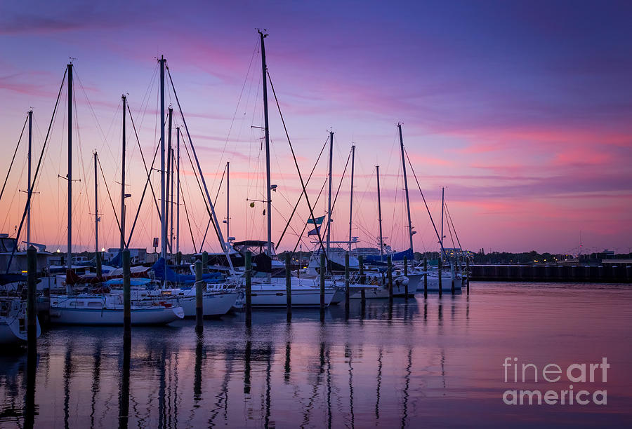 Sunset Photograph - Calm Waters in Bradenton by Liesl Walsh