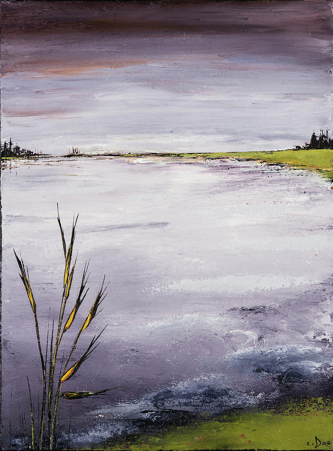 Calmer Water Painting by Carolyn Doe