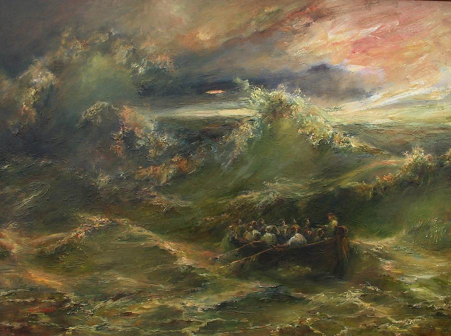 Calming the storm Painting by Tigran Ghulyan