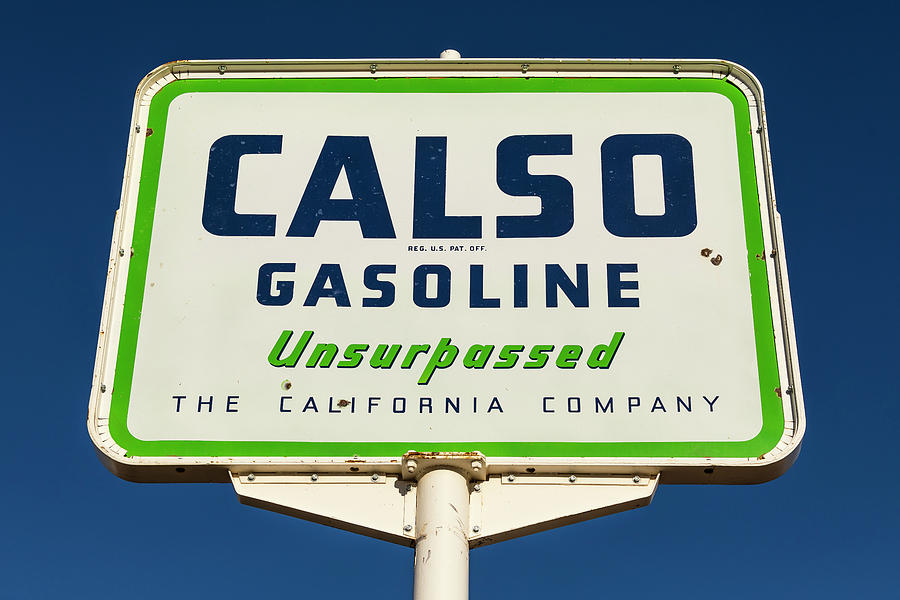Calso Gasoline - #1 Photograph by Stephen Stookey