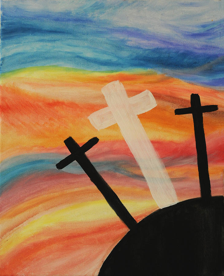 Calvary Painting by Chelsey Rivers - Fine Art America