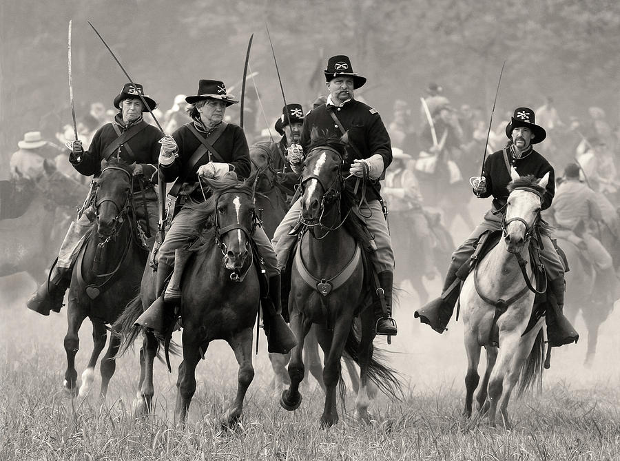 Cavalry Skirmish Photograph by Art Cole