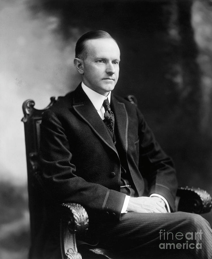 Calvin Coolidge Photograph by Granger