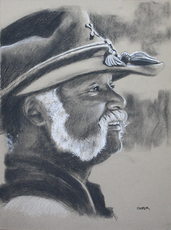 Calvin Cotton Drawing by Todd Cooper
