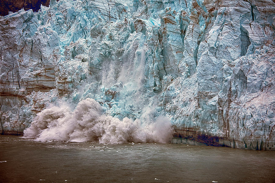 Calving Glacier Photograph by Hugh Smith