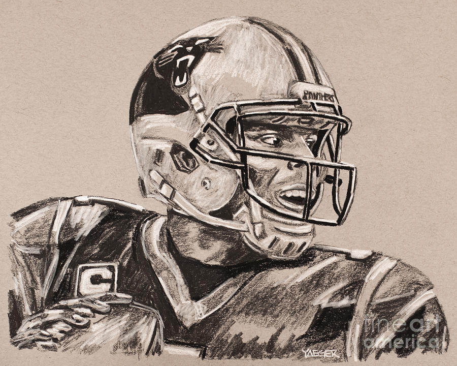 Cam Newton Framed Art Prints for Sale - Fine Art America