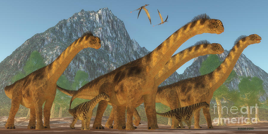 Camarasaurus Dinosaurs Painting