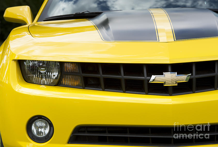 Camaro in Yellow Photograph by Tim Gainey