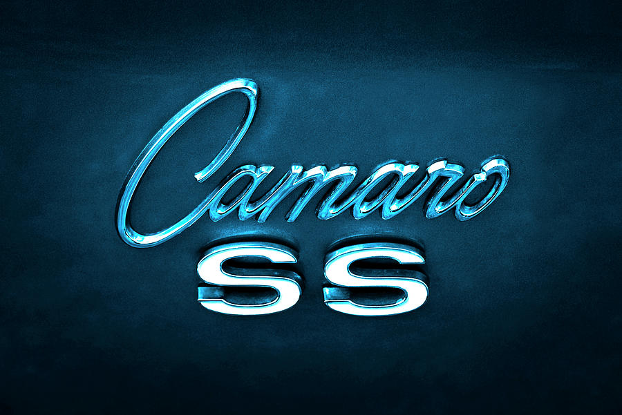 Camaro Photograph - Camaro S S Emblem by Mike McGlothlen