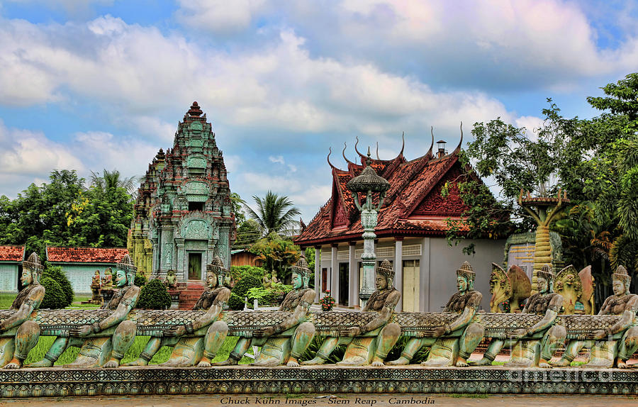 Cambodia Architecture I Photograph by Chuck Kuhn