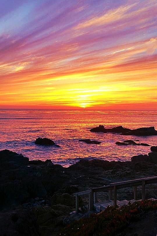 Cambria Sunset Photograph by Becky Kurth
