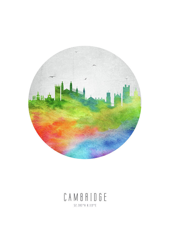 Cambridge Skyline Gbcb20 Digital Art
