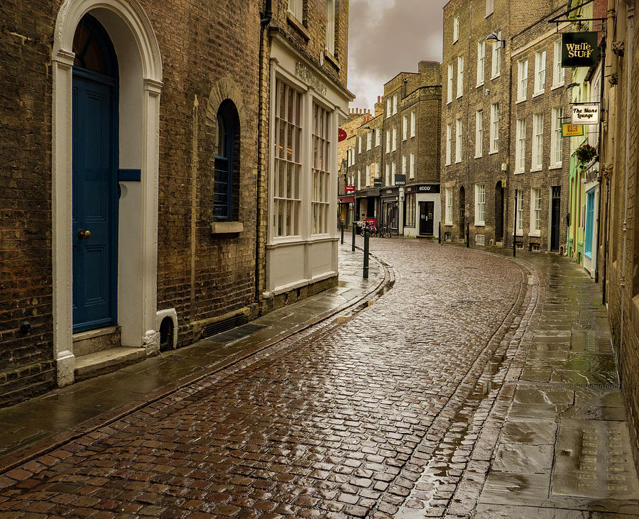 Cambridge Street Scene Photograph by Jean Noren