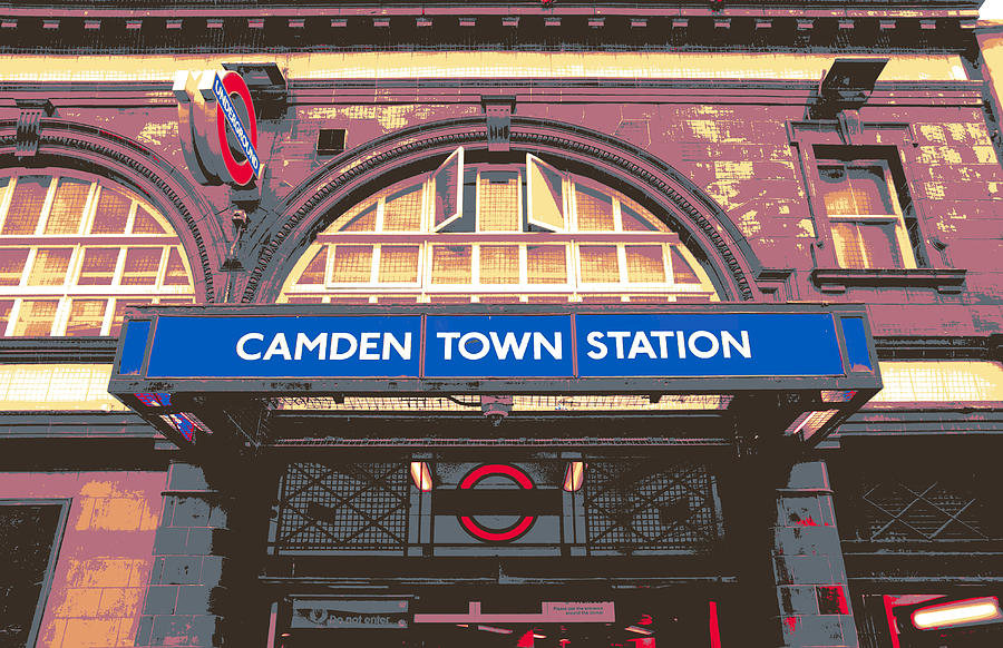 Camden Town Station Mixed Media by Shay Culligan