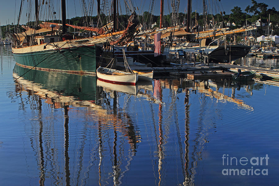 Landscape Photograph - Camden Windjammers by Jim Beckwith