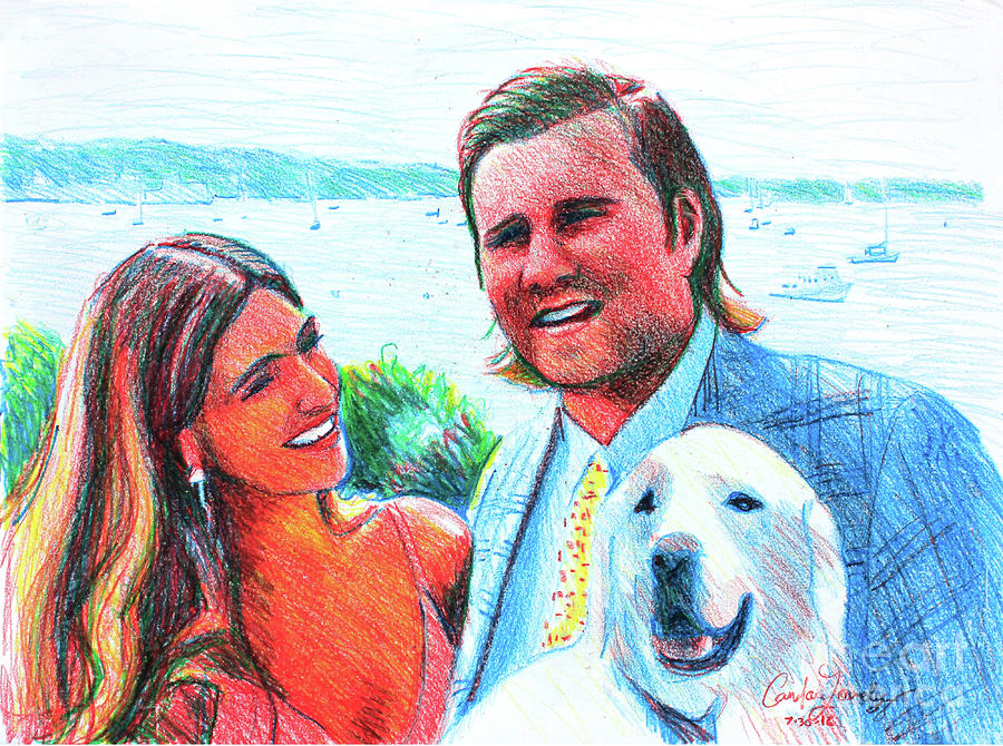 Camdens Parents Painting by Candace Lovely