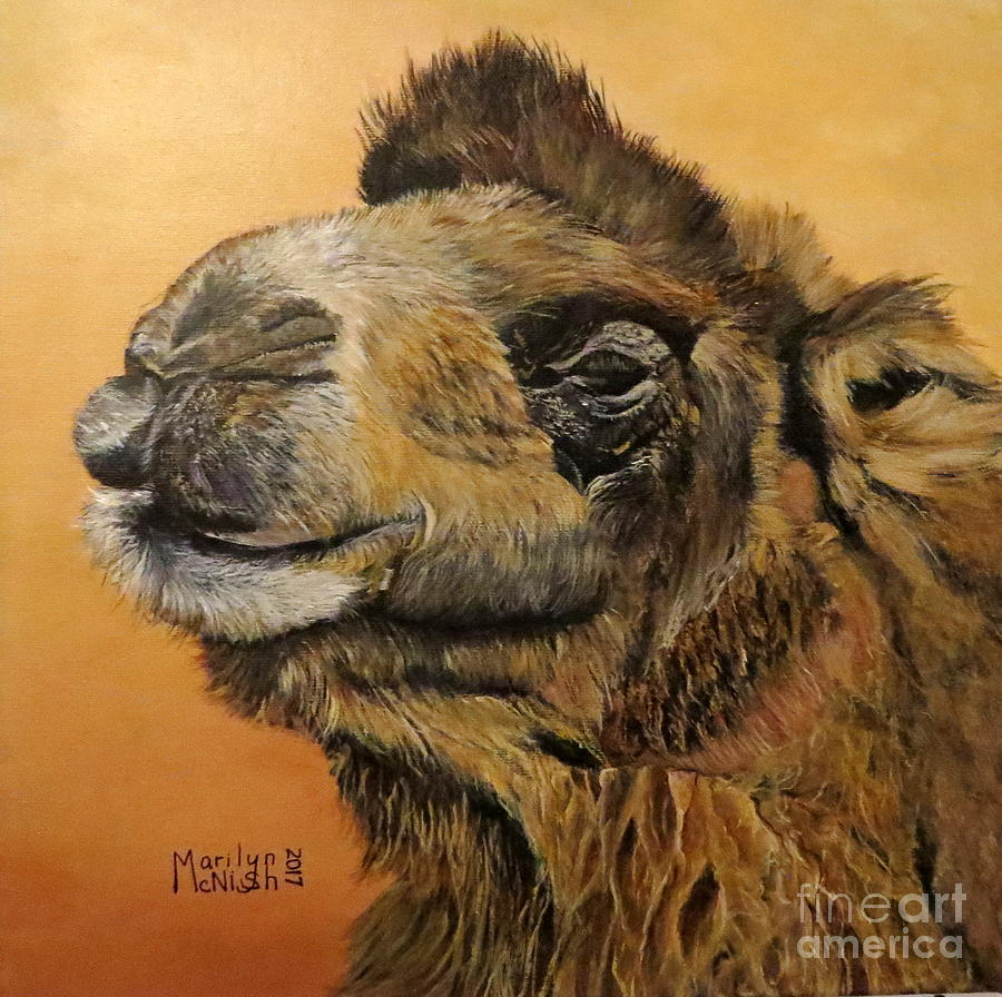 Camel Painting by Marilyn McNish