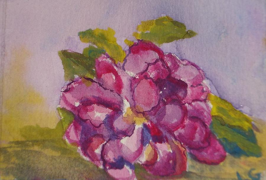 Camellia Painting by Lessandra Grimley
