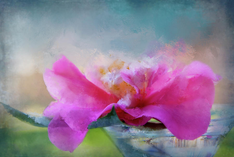 Camellia Magnificent Digital Art by Terry Davis